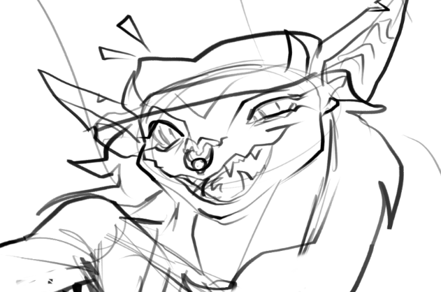 K2M0e's tweet photo. hmm my cat is shaped like a gargoyle :? (comm for @PeetaLeeM !!) #deadlock https://t.co/jLURIZ016I