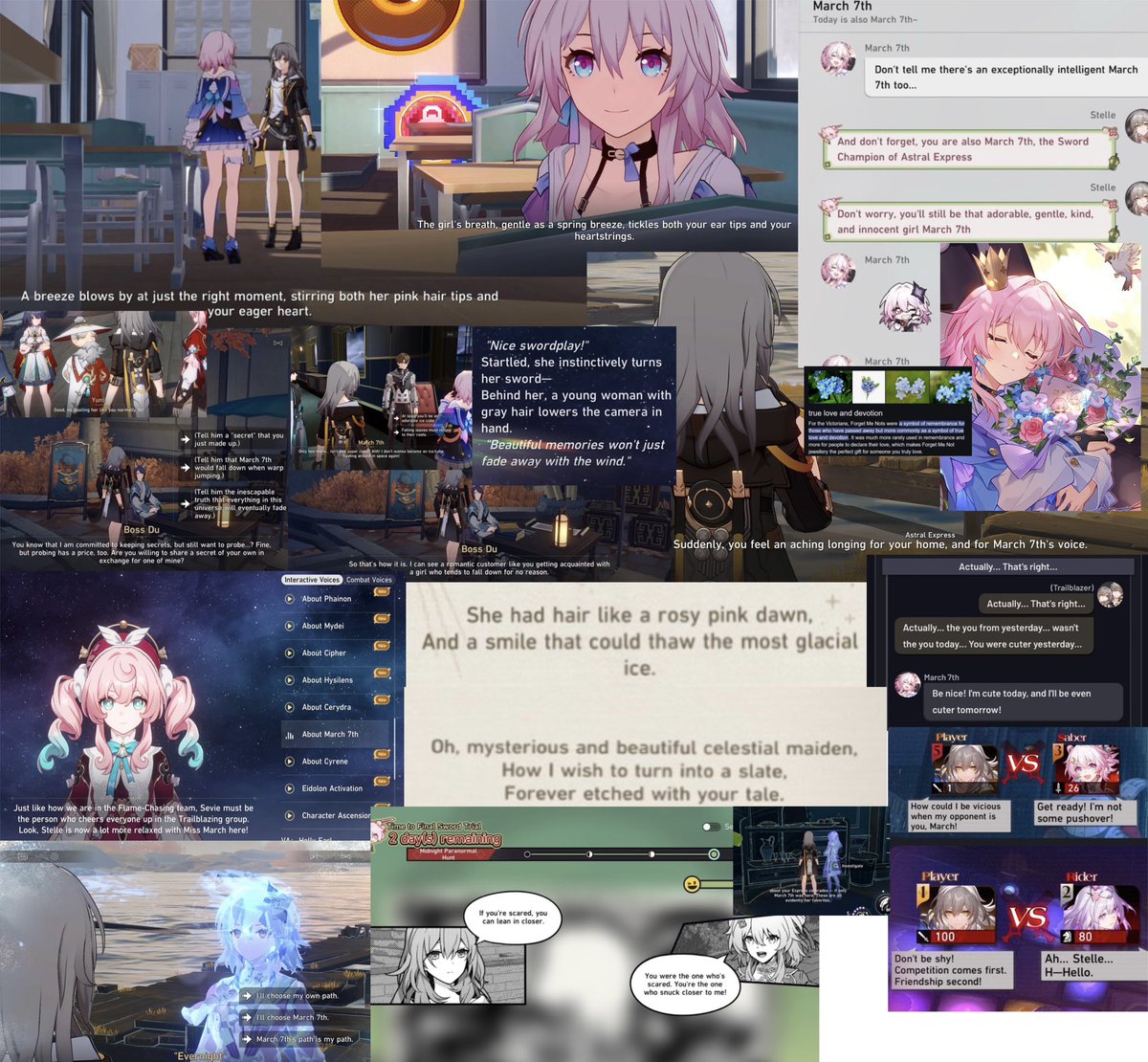 PucPops's tweet photo. In order to date Stelle Star Rail you must get past her being madly in love with her best friend March 7th

#stellemarch #honkaistarrail https://t.co/J8TdHbY1MS