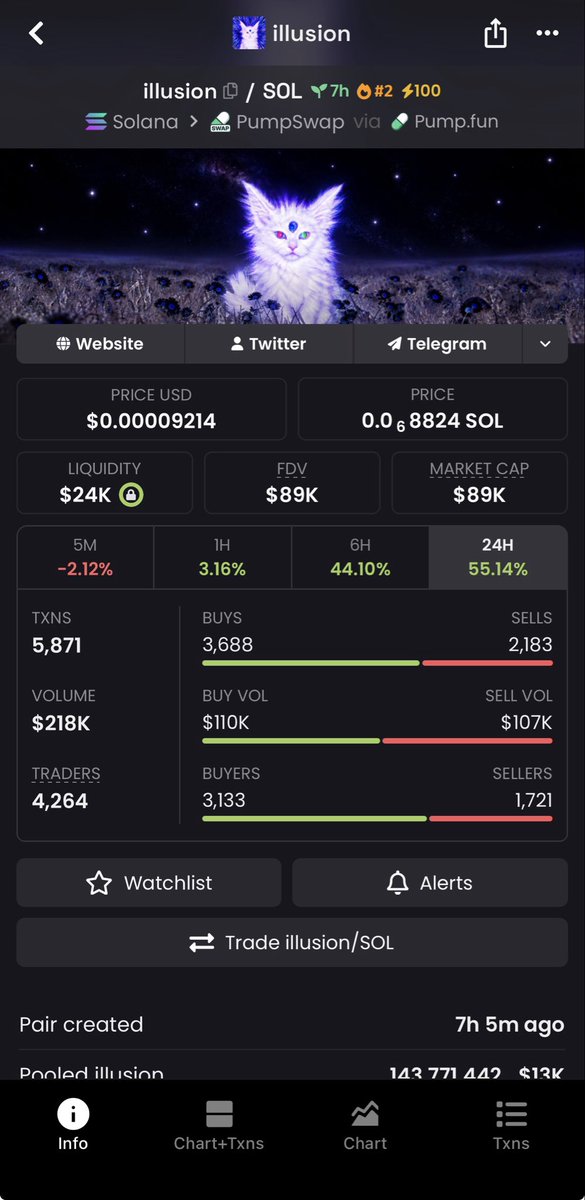davecoin0's tweet photo. @illusion_onsol 
Up 1x from here 
The community is active 
Am still gambling here https://t.co/hXlg0f9883