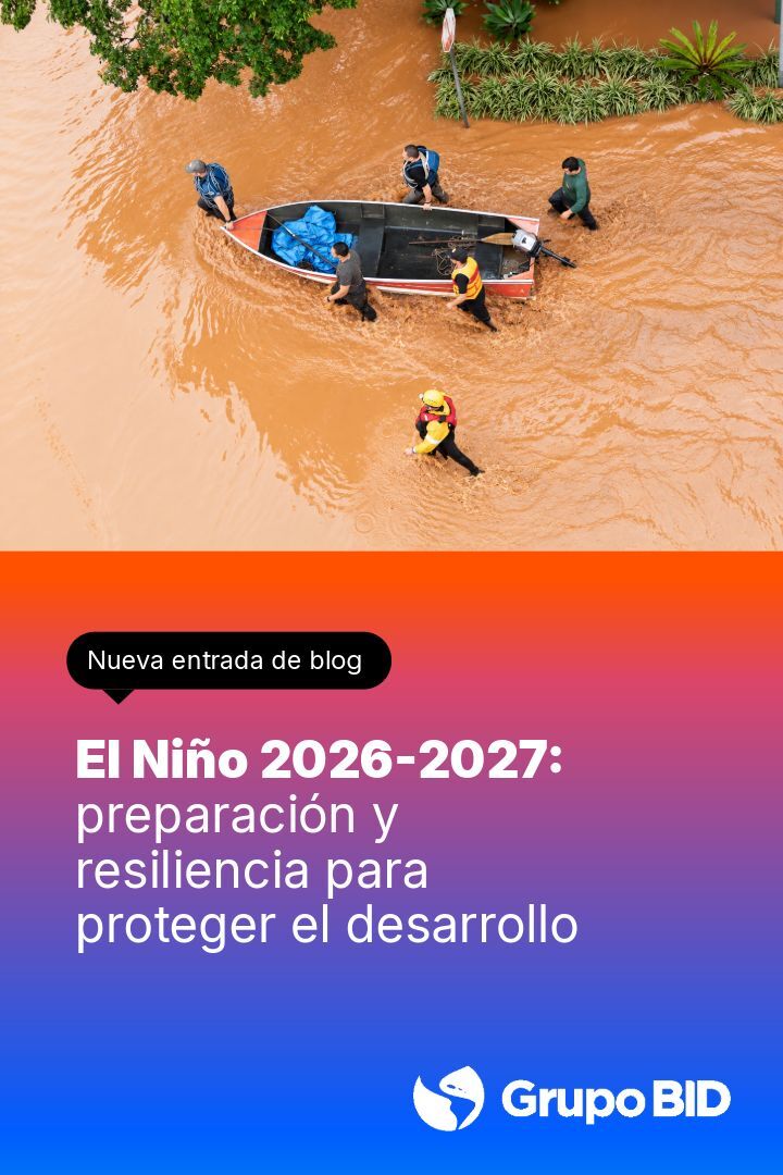 tomasber's tweet photo. El fenómeno de El Niño 2026-2027 plantea nuevos desafíos para la región, desde sequías e incendios hasta lluvias intensas e inundaciones. Frente a estos escenarios, anticipar los riesgos y fortalecer la capacidad de respuesta puede reducir las pérdidas humanas y económicas. 

.@el_BID trabaja con los países para fortalecer la protección financiera, los sistemas de alerta temprana y la protección social de las poblaciones más vulnerables. A través de iniciativas como “Preparados y Resilientes en las Américas", también promovemos inversiones que ayuden a proteger los servicios esenciales y fortalecer la capacidad de adaptación de las empresas.

Conoce más: https://t.co/K28fXBnBxK