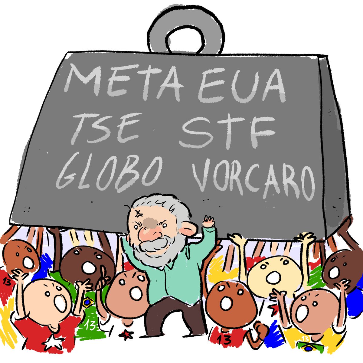 amoraartsy's tweet photo. LULA COM O POVO E O POVO COM O LULA

CONTRA TODAS AS POSSIBILIDADES
CONTRA TUDO QUE NOS TENTAM CALAR

SENTA O DEDO E EXPLODE!!! https://t.co/irOoFNVykV