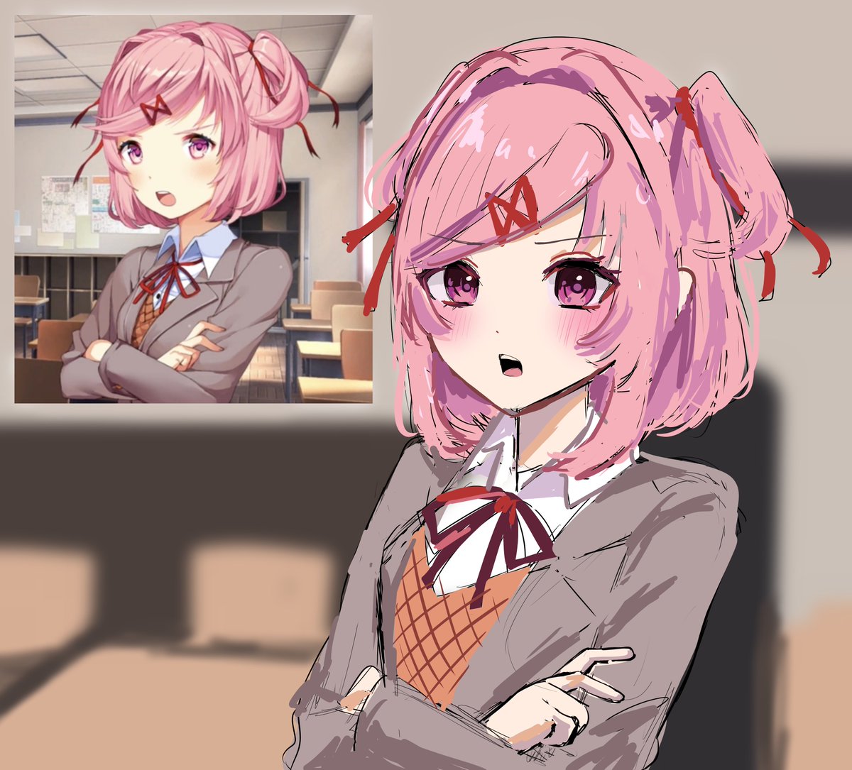 moechi0302's tweet photo. #DDLC
ナツキ https://t.co/inCrk9ag49