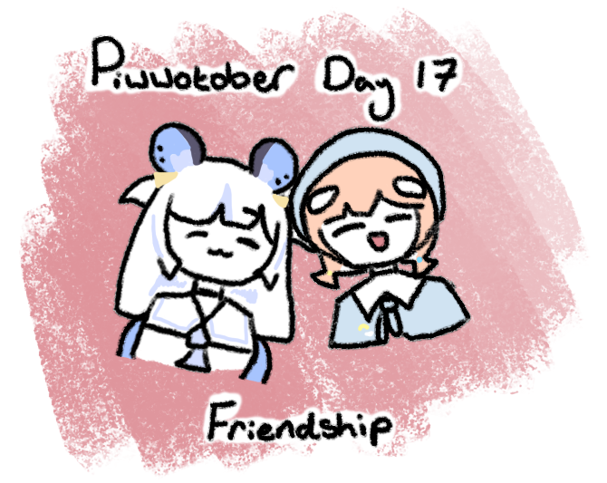 SaikouSapling's tweet photo. #Piwwotober Day 17: Friendship!
This was my first time drawing Nemimi, so hopefully I didn't get too many details wrong! https://t.co/1kGf6cJxY6