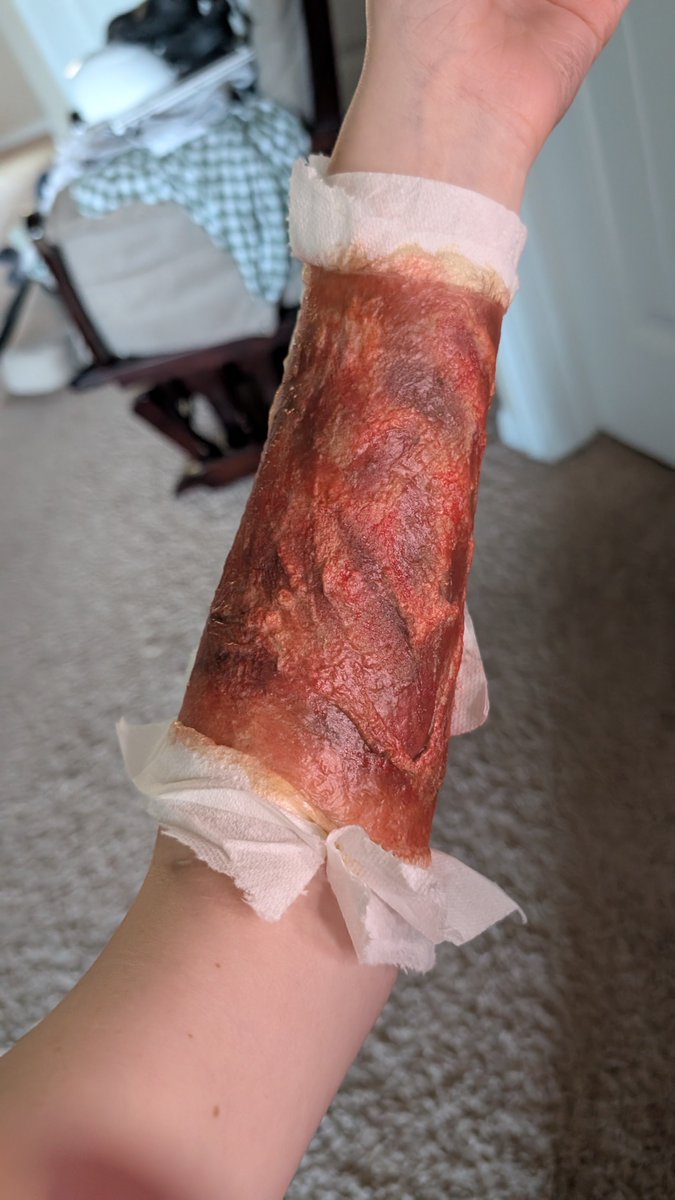 Rhubarbcupcakes's tweet photo. Oh I cooked 
(Pun unintended)
SFX MAKEUP PLZ DON'T BAN ME https://t.co/3pd7zz5A3H