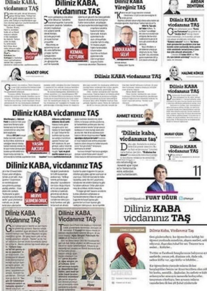 1beyefendi34_'s tweet photo. AYNI BAŞLIK, AYNI AKIL, AYNI SESSİZLİK!

TEK TİP MEDYA

Sizinle paylaştığım görsele bakıyorum: Mahmut Övür, Kemal Öztürk, Abdulkadir Selvi, Yasin Aktay, Merve Şebnem Oruç, Ersoy Dede, Fuat Uğur ve diğerleri… 
Farklı gazeteler, farklı amblemler, güya farklı köşeler ama hepsinin tepesinde kelimesi kelimesine, harfi harfine aynı cümle kazınmış: "Diliniz KABA, vicdanınız TAŞ." 
Türk basın tarihine kara bir mizah vesikası olarak geçen bu fotoğraf, bize sadece geçmişteki bir algı operasyonunu anlatmıyor; bugün içinde yaşadığımız o devasa, tek sesli ve sağır edici "Medya Düzeni"nin genetik kodlarını veriyor.

Normal şartlarda birbirine rakip olması gereken, birbirinin haberini atlatmaya çalışan koca koca gazetelerin yazarları, nasıl olur da aynı gün, aynı saatte, tek bir harfi bile değişmeyen bir başlıkla okuyucunun karşısına çıkabilir? 

Cevabı hepimiz biliyoruz aslında: Merkezi Komuta Odası
Bir WhatsApp grubundan ya da bir saray dehlizinden gelen tek bir talimatla, ülkenin en büyük medya organları bir anda kışla nizamına geçiveriyor. 

Editöryal bağımsızlığın, gazetecilik onurunun ve fikri namusun yerini; yukarının tensipleriyle hareket eden kurumsal memurluk aldığında, ortaya çıkan şey gazete değil, tek bir elden basılan propaganda broşürü oluyor.

İşte dün bu "Kabin Protokolü" ile tek merkezden manşet atan, kitleleri manipüle etmek için ortak mağduriyet senaryoları üreten o aynı akıl; bugün ülkeyi kasıp kavuran devasa skandallar karşısında yine tek bir merkezden organize edilen derin bir sessizliğe bürünüyor. 

-Toprak Mahsulleri Ofisi'nin (TMO) silolarından milyarlık buğdaylar uçup giderken, 
-Eski bakanların borsa ve fon şansları havada uçuşurken, 
-Halkın parası "Asrın Fonu" denilen o kara deliklerde eritilirken 
-Mevcut bakanın çantacısınının eski bakanın on katı fon vurgunu yaparken
-İlaç vurguncuları milyarları götürürken,
- İktidarin neredeyse bir aydır vurguncuları listesini gizlerken 
-Ülkede sermaye piyasalarını finansal piyasalarını ve devlet kurumlarının işleyişini denetlemesi gereken kurumların kokuşmuşluklarını seyrederken 
bu köşelerden çıt çıkmıyor. 

Küçük yatırımcının, sıradan vatandaşın borsada eriyen, yasal fonlarda buharlaşan milyarlarca dolarını, yani bu ülkenin toplamda 113 milyar dolarlık milli servet kaybını görmezden gelmek için yine aynı komuta odasından emir alıyorlar.

Ekonomi yönetimi ekranlarda pembe masallar anlatırken, küresel finans devleri Türkiye endekslerini güvensizlik sebebiyle çat diye dondururken; bizim havuz medyası televizyonlarında hâlâ hangi muhalife nasıl kumpas kurulacağını, hangi belediyeye nasıl kayyum atanacağını, hangi kuruma nasıl çöküleceğini konuşuyorlar . 

Neymiş efendim sırada İBB varmış. 
Bakın Üsküdar belediye başkan vekili vefat etti. Bir salisesine hükmedemediğiniz dünya için fırıldak olmaya fırıldaklık yapmaya gerek var mı?
Bu adam yaptıklarının hesabını nasıl verecek?
Ya da siz protokol medya aparatları? Siz nasıl hesap vereceksiniz?

Sonuç mu? 
Dün kelimesi kelimesine aynı başlığı atarak toplumsal muhalefeti "taş kalplilikle" suçlayanlar, bugün 113 milyar dolarlık büyük vurgun karşısında dillerini yutmuş, vicdanlarını taşa çevirmiş durumdalar. 

Ama ne yaparsanız yapın, hangi resmi kurumla gerçeğin üzerini örtmeye çalışırsanız çalışın; bu organize sessizlik de o tek tip manşetler gibi tarihin utanç sayfalarındaki yerini çoktan aldı.