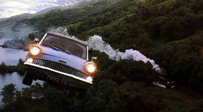 MundoDTP's tweet photo. Los Weasleys siempre haciéndose los pobres y todo este tiempo se transportaban en Tesla https://t.co/tMIKTuHH36