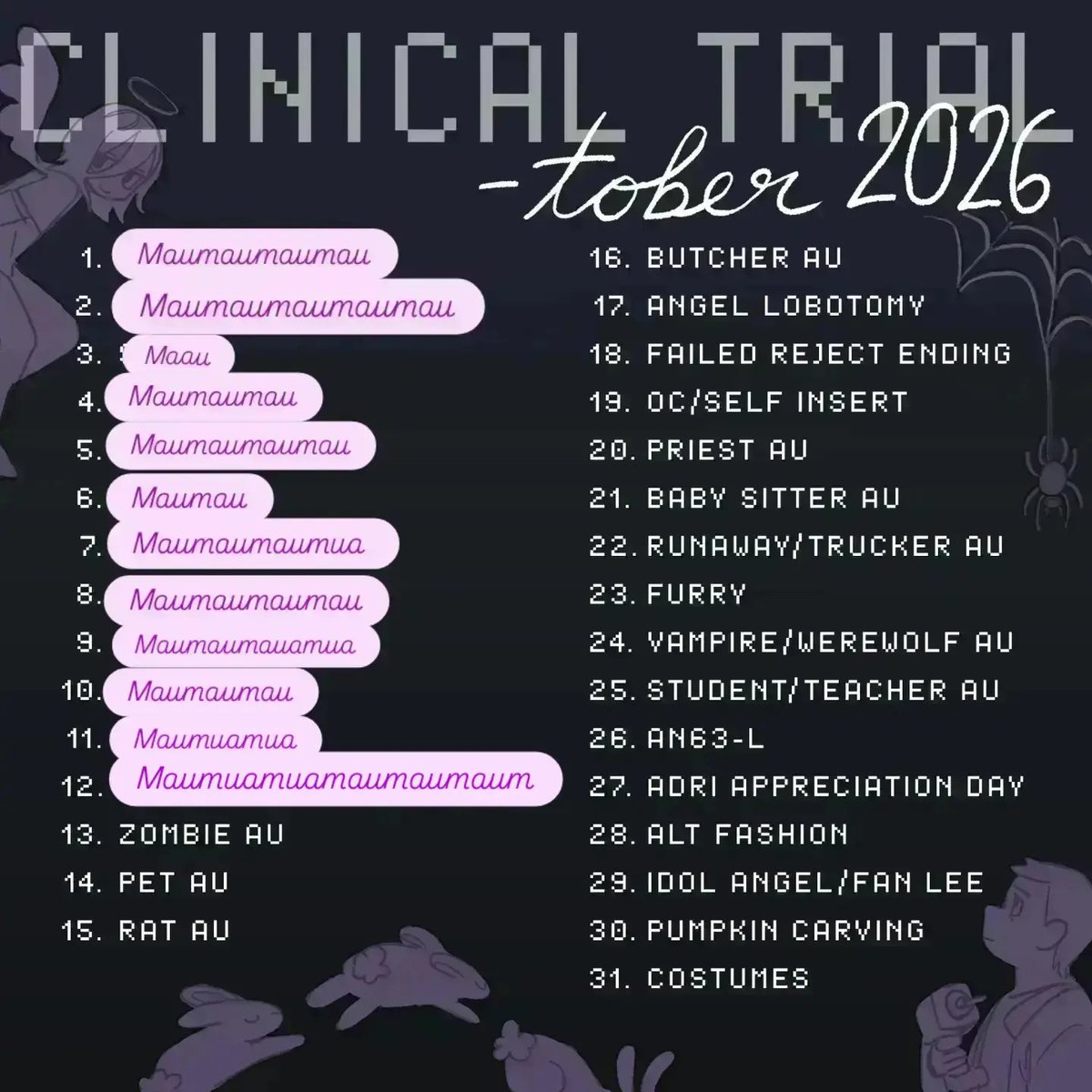 ANK_CAT's tweet photo. /Día12

#ClinicalTrialgame #CTober https://t.co/F1qeIdfxbm