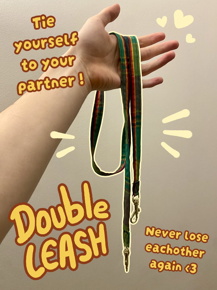 Nugitos's tweet photo. Introducing... the ✨double leash✨ https://t.co/V0dw74Dxuk
