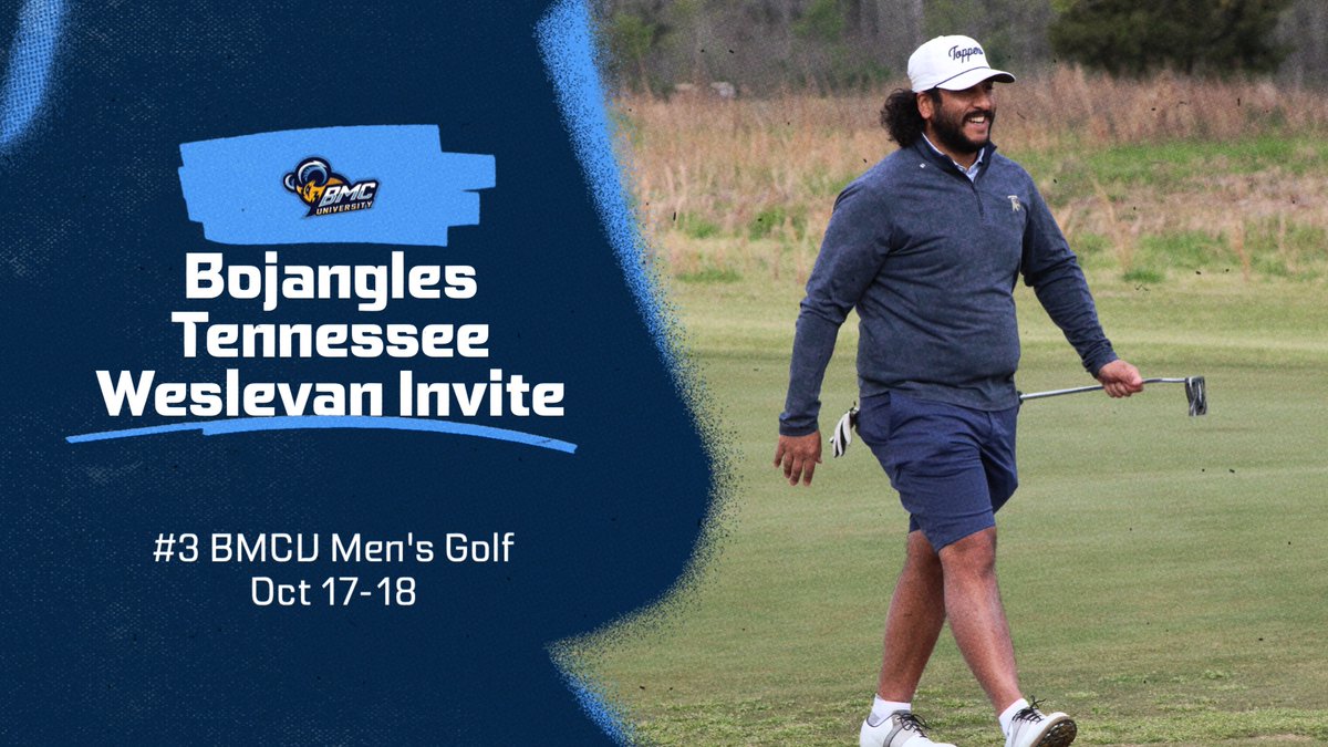 bmcsports's tweet photo. ⛳️ Bojangles Tennessee Wesleyan Invite ⛳️
#3 BMCU Men's Golf will be at the Bojangles Tennessee Wesleyan Invite today and tomorrow ‼️
📊: https://t.co/7rezsGsOcZ https://t.co/YWjzLBBWlK