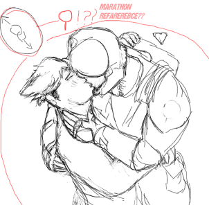 SmekkyLivesYayy's tweet photo. JaronaThon reupload #marathongame #Marathon #MarathonART #DELTARUNE #deltarunefanart https://t.co/l3opQlxNFx