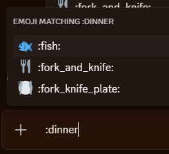 codeHusky's tweet photo. discord is highly opinionated about dinner https://t.co/SIA6mJ422O
