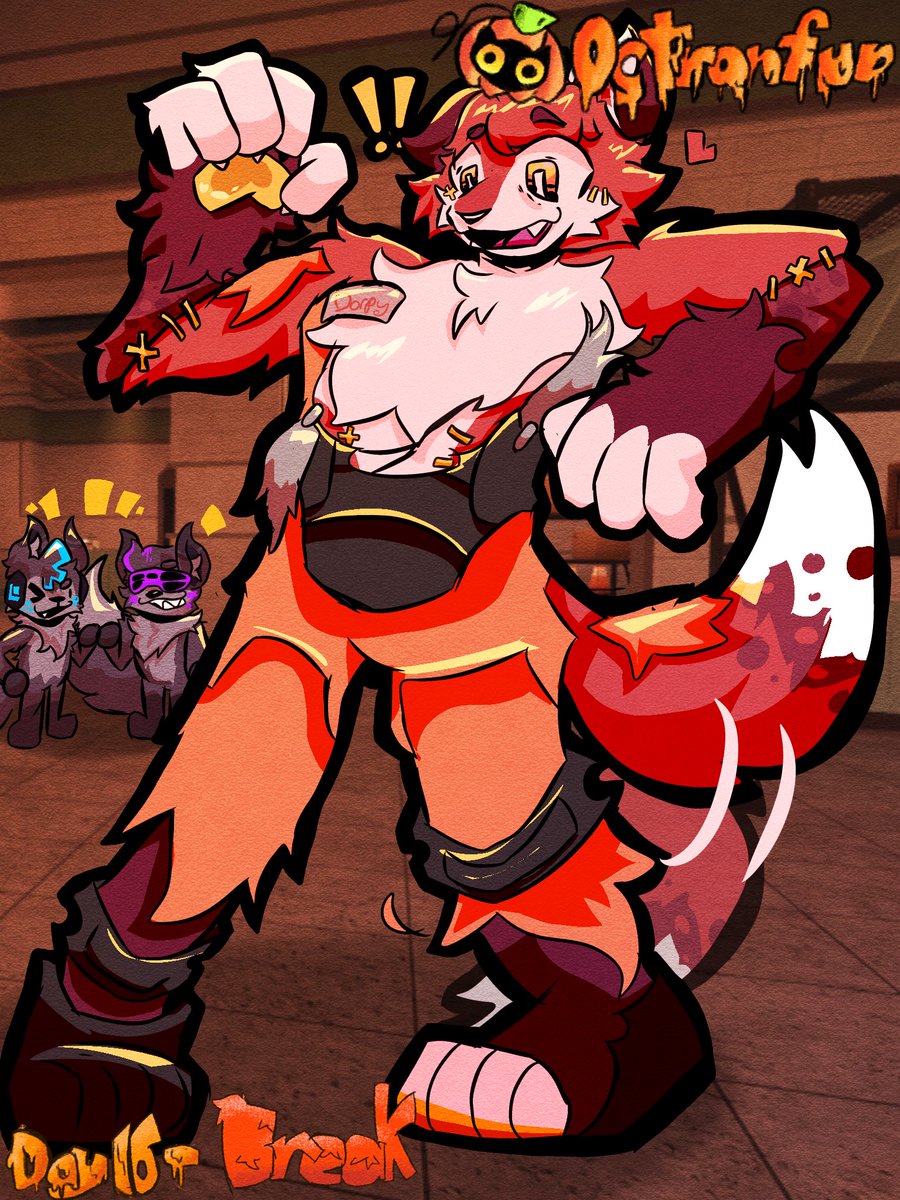 raccoon_guy09's tweet photo. Hazzy TF
Octransfur Day 16 - Break

Me and @KainTRC were thinking yknow whatd be better than a human friend a fluffy fox friend at laminax soo we broke his hazmat suit and poof new fox friend B3

Featuring @dorpy_tf 

#Octransfur #Octransfur2026 #TFEveryday #kaijuparadise https://t.co/ahKqyDHUI8