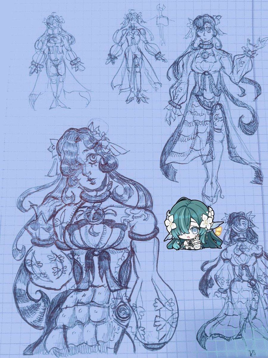 odubachi's tweet photo. i love vodya #vodyanitsa #snezhnaya #redesign #traditionalart https://t.co/Eni8caNW94