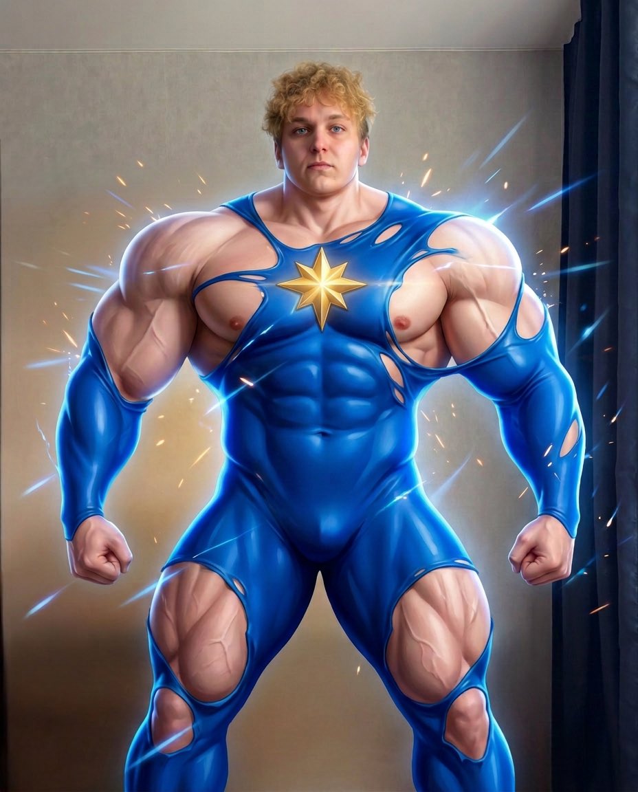 VLAVARKOZ's tweet photo. The Titan in all its glory and from all angles #3.1 (Half of the angles 1/2)

#superhero #bodybuilder #superpowers #buffguys #titan #myowncharacter #futureofahero https://t.co/LJ86l5guZY