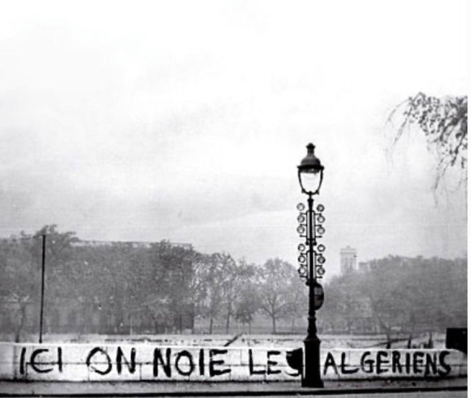 _julinhooo_'s tweet photo. 17 octobre 1961 
ni oublie ni pardon 🇩🇿 https://t.co/wJh3Nn3GOn