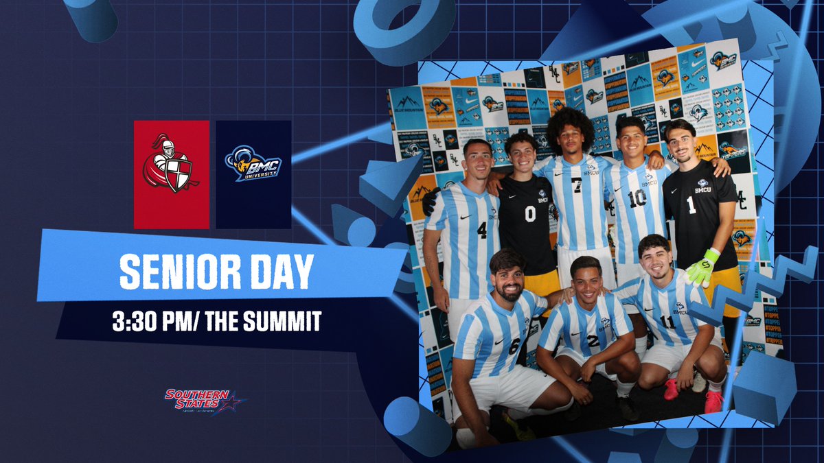 bmcsports's tweet photo. ⚽️ SENIOR DAY ⚽️
Blue Mountain Christian University Men’s Soccer  will host SSAC rival William Carey ‼️
Senior Day recognition will start at halftime of the women's match 🐐
Gametime: 3:30 PM CST
📍 The Summit
📺(for computer use only); https://t.co/lDPDrOuLuc
📊: https://t.co/NPzJdh67xS
🎟️: https://t.co/dSa2X24BwB