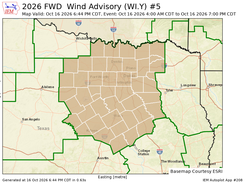 MikeLaPointWX's tweet photo. FWD expires Wind Advisory for 46 forecast zones in [TX] https://t.co/3nZxtCwAcu https://t.co/UY1fSarJ4i