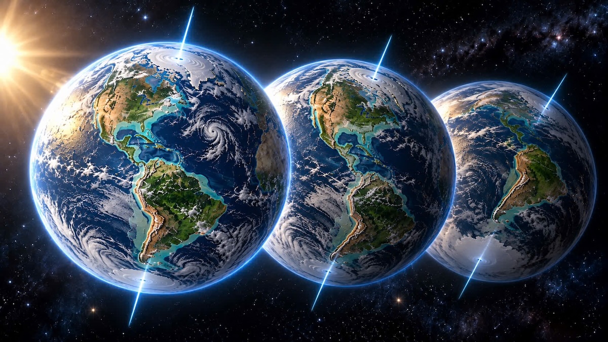 sunfellow's tweet photo. Scientists Find Evidence For Several Earth Axis Shifts During The Age Of Dinosaurs
https://t.co/RJtiexx0pd

Excerpt:

• A new study finds evidence that Earth may have undergone several episodes of rapid true polar wander during the past 320 million years, with the strongest signals in the Jurassic and Cretaceous.

• Instead of relying primarily on ancient magnetic fields, researchers tracked patterns of continental flooding and retreat caused when the solid Earth shifted relative to its spin axis.

• The results support rapid events between about 150 and 140 million years ago and 100 and 90 million years ago, while challenging the idea that true polar wander has always been negligible or persistently slow...

See also:

There Is Clear, Repeating Evidence In Both Fossils And Salt Deposits That Supports ECDO Theory
https://t.co/cqJYD35fxb

Craig Stone's Eureka! Discovery: Groundtruth (The Earth Speaks)
https://t.co/8jnUf2okxu

How The Earth's Poles Could Shift According To EDC And ECDO Predictions, v1.0
https://t.co/nTVZxYZ1mv

How Cosmic, Solar, And Deep-Earth Forces Could Conspire To Flip The Planet
https://t.co/KhAdhpnYU9

Grok, When, Exactly, Will The Predicted Crustal Displacement Take Place?
https://t.co/So6aoZEyDB

Stephanie Buchanan: A Magnetic Reversal Around 2040?
https://t.co/30MQSBXv0r

ECDO Theory: 8 Earth System Shifts Happening Now
https://t.co/Ao4BCvPWsp