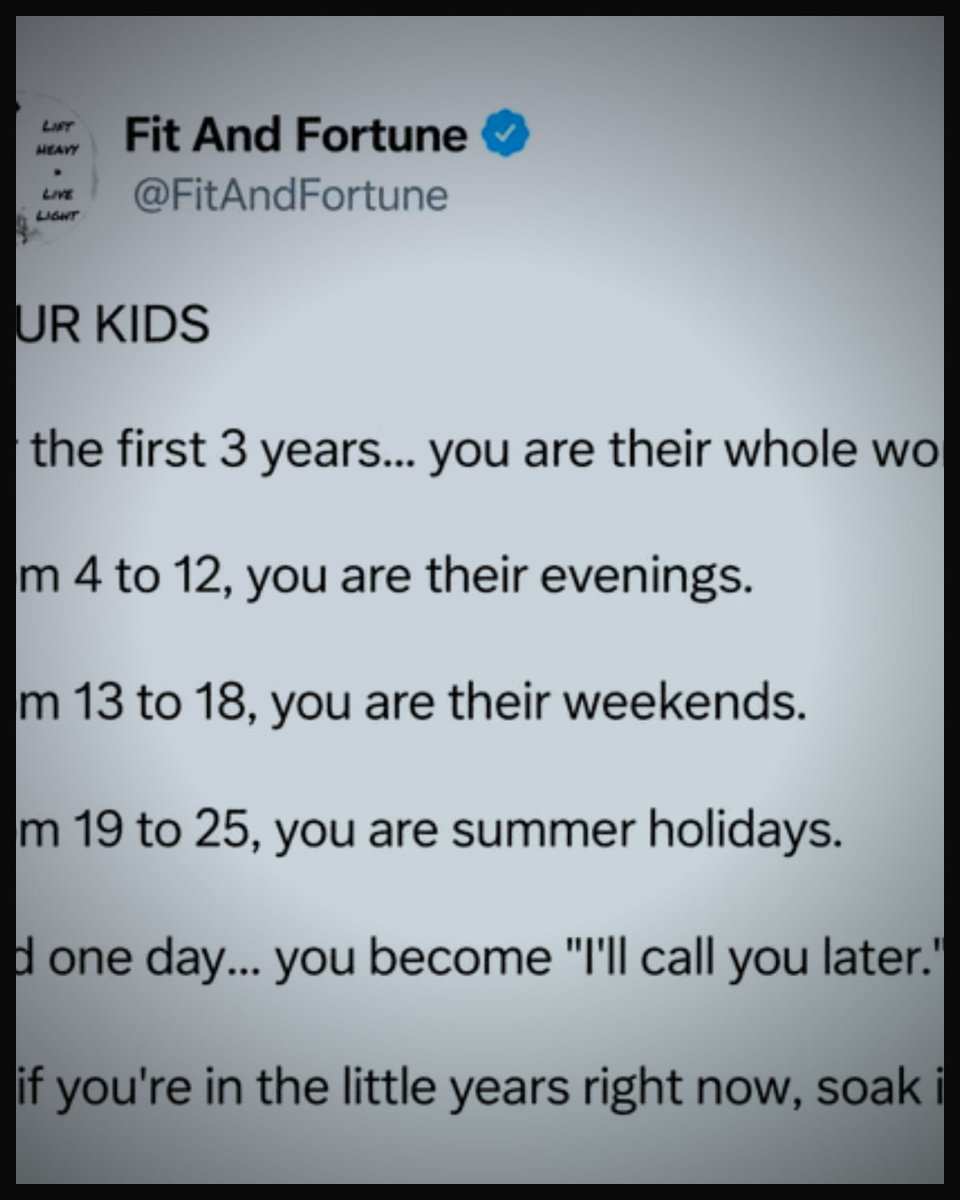 subhashishc0x's tweet photo. Raising teenagers is one of the strangest experiences in life.

For years, your whole job is to help them become independent.

You teach them how to think, how to choose, how to handle hard things, how to get back up, how to become their own person.

Then one day… they actually do it.

And somehow you’re still surprised.

I’m 48, with three teenage boys and a younger daughter, and lately I’ve been getting a front-row seat to how fast this season moves.

Not long ago, I was driving them everywhere.

Practices. School. Friends’ houses. Last-minute errands. Conversations in the car that felt ordinary at the time but now feel priceless.

They needed answers. They needed rides. They needed help making sense of the world.

And yes, there were plenty of moments when I wanted five minutes of quiet.

Now they drive.

They make plans. They have friends, schedules, opinions, goals, and a world that doesn’t always include me.

Which is exactly what I hoped for.

And also exactly what makes it hard.

As a dad, you want your kids to grow up strong. You want them to be capable, confident, independent, and excited about the life in front of them.

But there’s still a part of you that wants to press pause.

I’ve spent a lot of years building businesses, chasing opportunities, working hard, and trying to create a better life for my family.

I’m proud of that.

But watching your kids grow up has a way of recalibrating what wealth really means.

You can make more money.

You can build another company.

You can find another deal, another goal, another mountain to climb.

But you don’t get another Tuesday night when they’re 8.

You don’t get another ride home when they’re 12.

You don’t get another ordinary day with them at 16.

I know there are incredible chapters ahead. I’m excited to know them as adults.

I’m proud of who they’re becoming.

I’m just not sure I was ready for how quickly they’d get there.