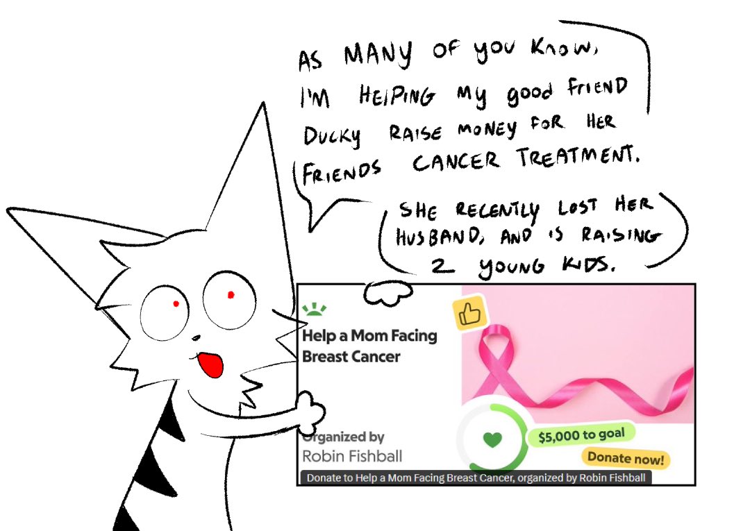 carnivalfangs's tweet photo. Hi everyone, as you know my friend @EimikoPosts is trying to help her friend get treatment for breast cancer. For every 250 we get, I will draw yuri. Any yuri. It does not matter.  if you can show me proof you donated 75 or higher, I’ll do your own choice.
https://t.co/TiXc8mf2vb https://t.co/qWQqJTitcz