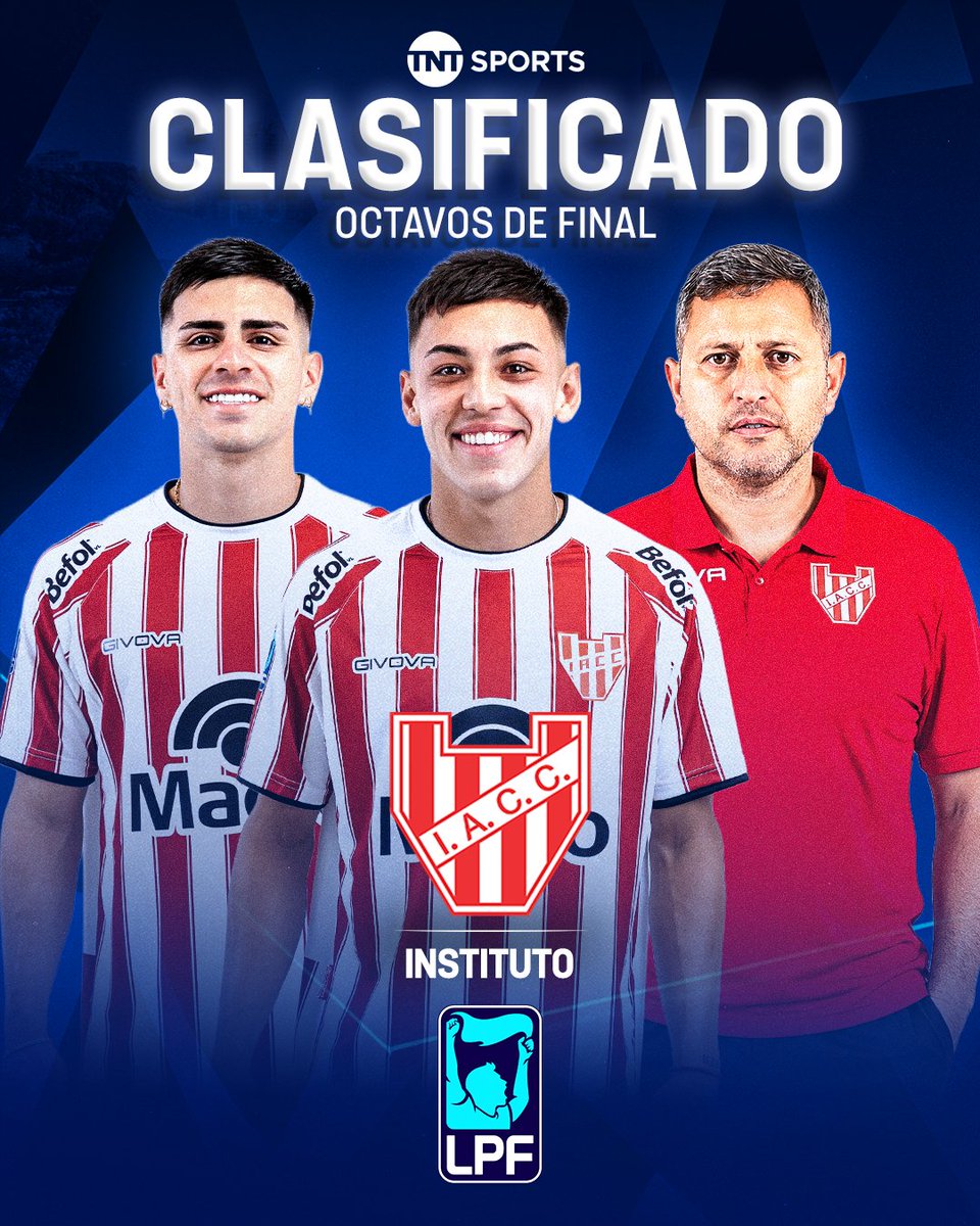 TNTSportsAR's tweet photo. INSTITUTO, EL PRIMER CLASIFICADO A OCTAVOS ⚪🔴✅

Después del triunfo 1-0 frente a Defensa y Justicia como visitante, la Gloria alcanzó los 29 puntos y se metió en los PLAYOFFS del Clausura tres fechas antes del cierre de la zona A.

🔝🇦🇷 El equipo de Diego Flores se consolidó como líder absoluto y ya nadie podrá quitarle su lugar en la próxima ronda.
