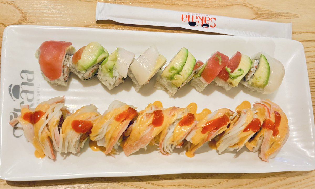 anyiar_ym's tweet photo. Took myself out to dinner and I highly recommend 🤭
Eating sushi, reading my lil ‘Without Conscience’ book, &amp; listening to sound frequencies (with an earbud) was a vibe 💜✨ https://t.co/LpA2gZ65fj