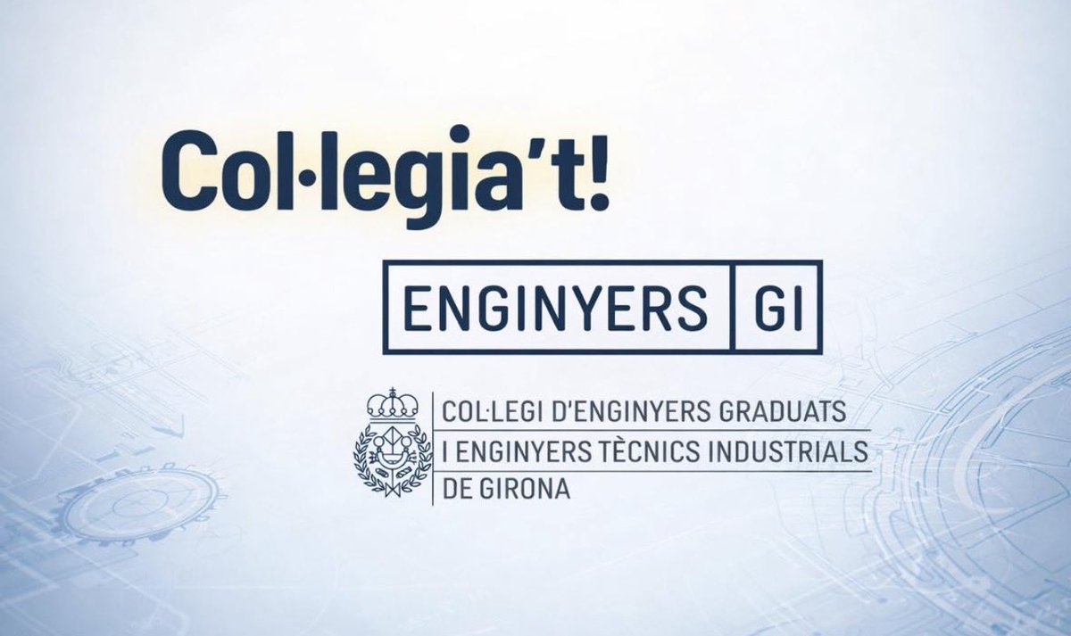 GironaCetig's tweet photo. 🎓 Ets Graduat/da en Enginyeria de l’àmbit industrial, Enginyer/a Tècnic/a Industrial o Enginyer/a en Disseny Industrial?

👉 Fes el següent pas i col·legia’t per gaudir de tots els serveis, avantatges i suport professional!

📚 Encara estàs estudiant? També pots precol·legiar-te i començar a formar part de la comunitat.

📞 Més informació:
Tel. 972 207 444 
📩 cetig@cetig.cat

#enginyersgi #enginyeria #girona #collegiació #enginy