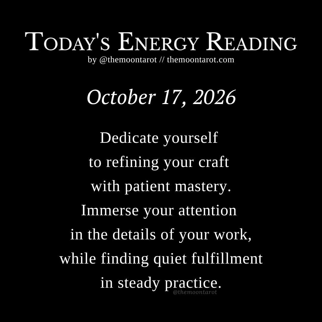 themoontarot_'s tweet photo. Today's Energy Reading: October 17, 2026 https://t.co/ukWl95kcOP