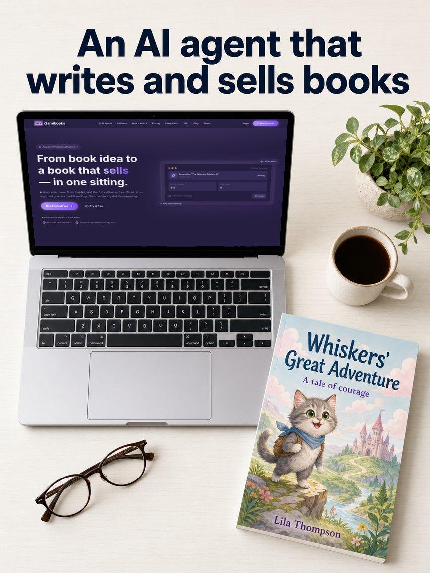 GamiBooks's tweet photo. Turn your dreams into reality while you sleep! Let our Gamibooks Publisher Agents handle your book business effortlessly. 📚✨ 🔗 Start free: https://t.co/jL00QExrzF (link in bio) #AIAgents #PassiveIncome #FutureOfWork https://t.co/FcHxrgWjuB