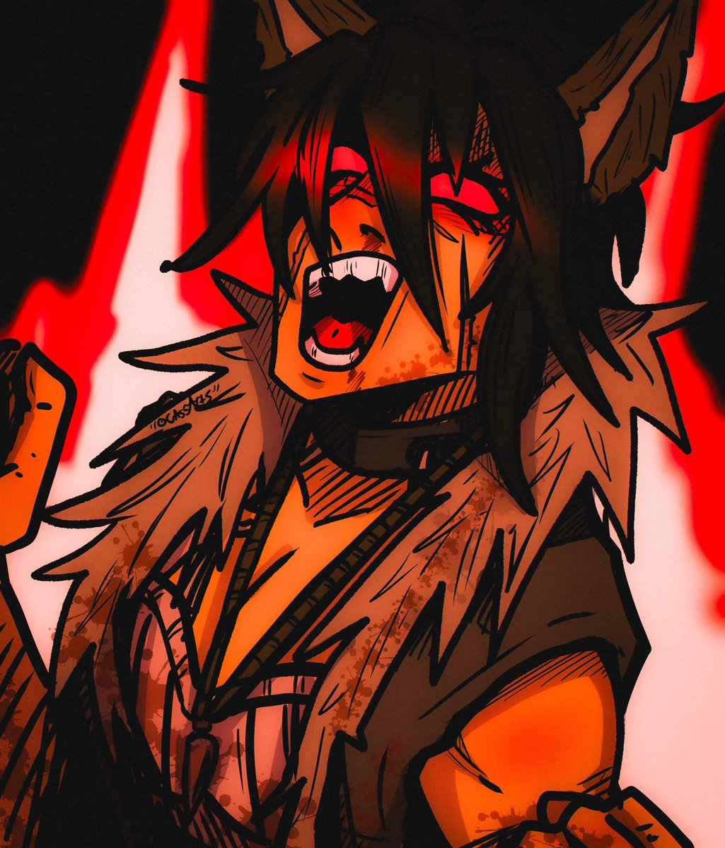 Cassnovaarts's tweet photo. “Hellhound’s Howl”

#originalcharacterart #oc #ocs #digitalart https://t.co/rypcs4P2ph