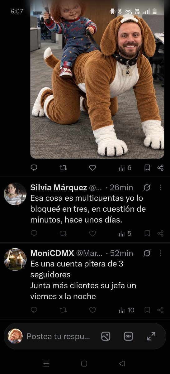cosscoss2109's tweet photo. @ikerestradamx Las prostitutas 🤣🤣🤣🤣🤣 la puta de Moni peleando sola igual que tú,están bien pendejos https://t.co/CncoHiDHNY