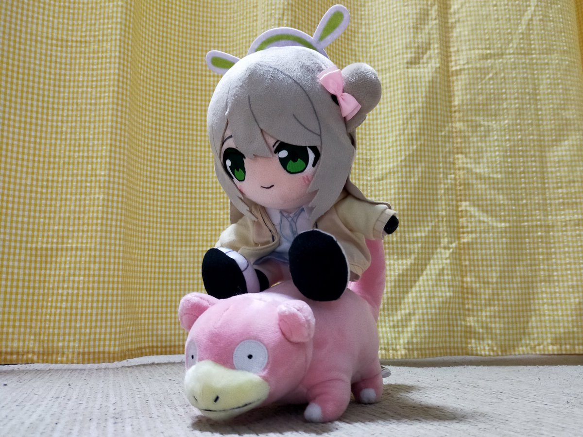 tatibanay8y2r's tweet photo. ヤドンに乗るノノｫ
＃ノノぬい劇場 https://t.co/TIYaBzNiYs