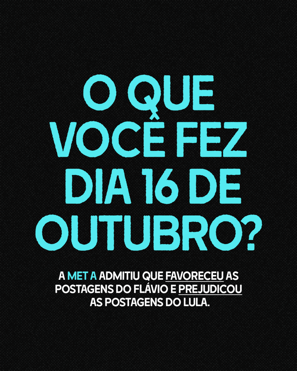 letzzco's tweet photo. oiii o que vc fez hoje dia 16 de outubro?

FLÁVIO COMPROU A GLOBO
FLÁVIO MANIPULOU AS ELEIÇÕES https://t.co/nW5uMLNVsX
