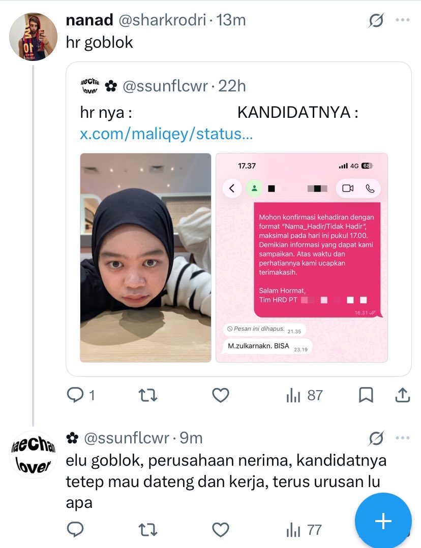 wovenoflight's tweet photo. kok ga pake akun @ssunflcwr nya mba? kan pas muncul jagoan bgt tuh ketikannya 😂 https://t.co/eRd0azANN1