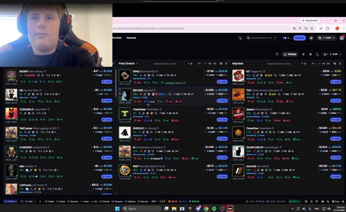 Cizzysol's tweet photo. Found the actual NEXT QUANT KID

he is live right now with $2 in his port

Sending fees to his wallet https://t.co/Z7KCzyZxJo