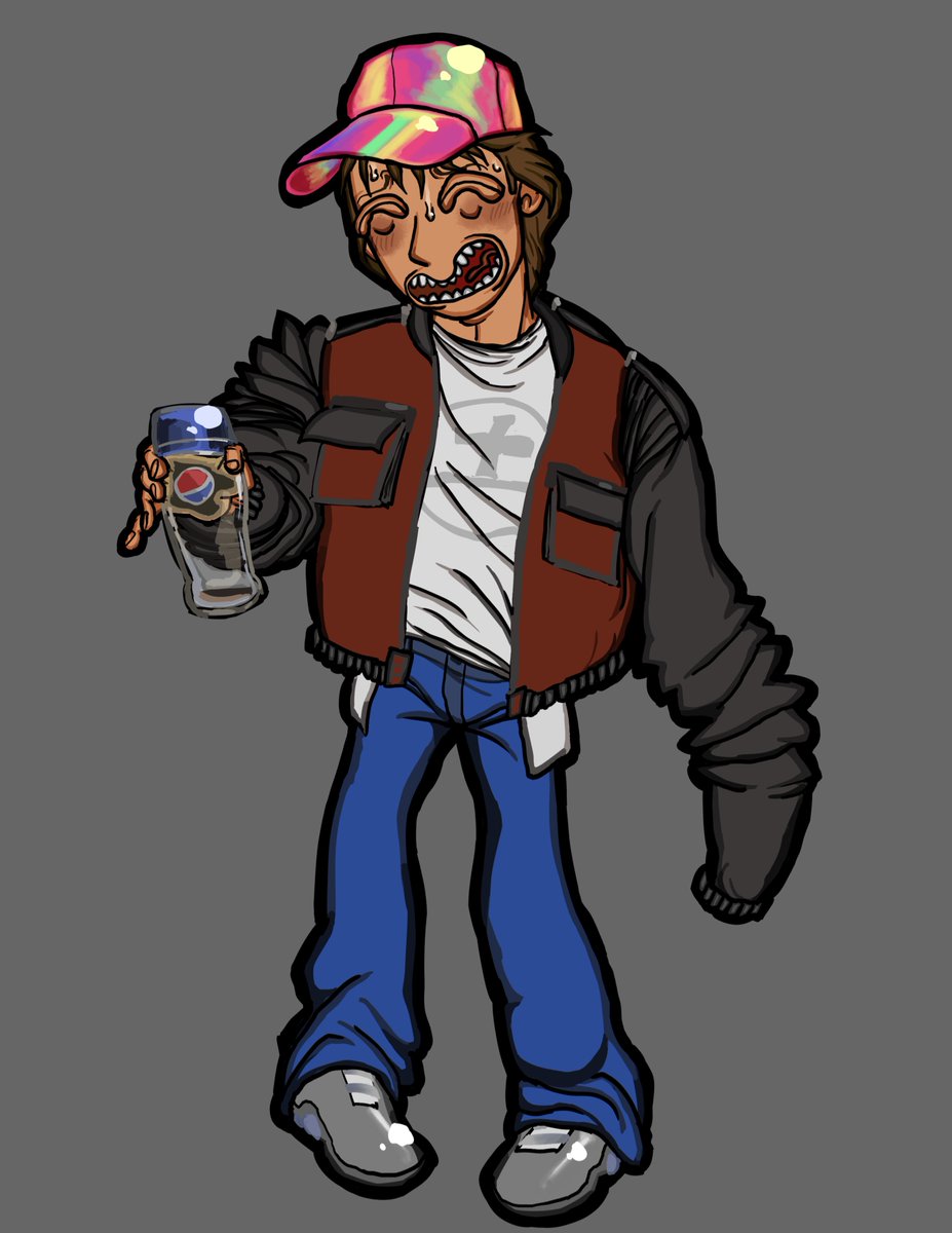 yobestbrochacho's tweet photo. MARTY MCFLY JUNIOR and still can't credit the artist I took the idea from cuz I don't know who they are and I guess this arts pretty old. #BTTF2 https://t.co/PLcCMEpTbd