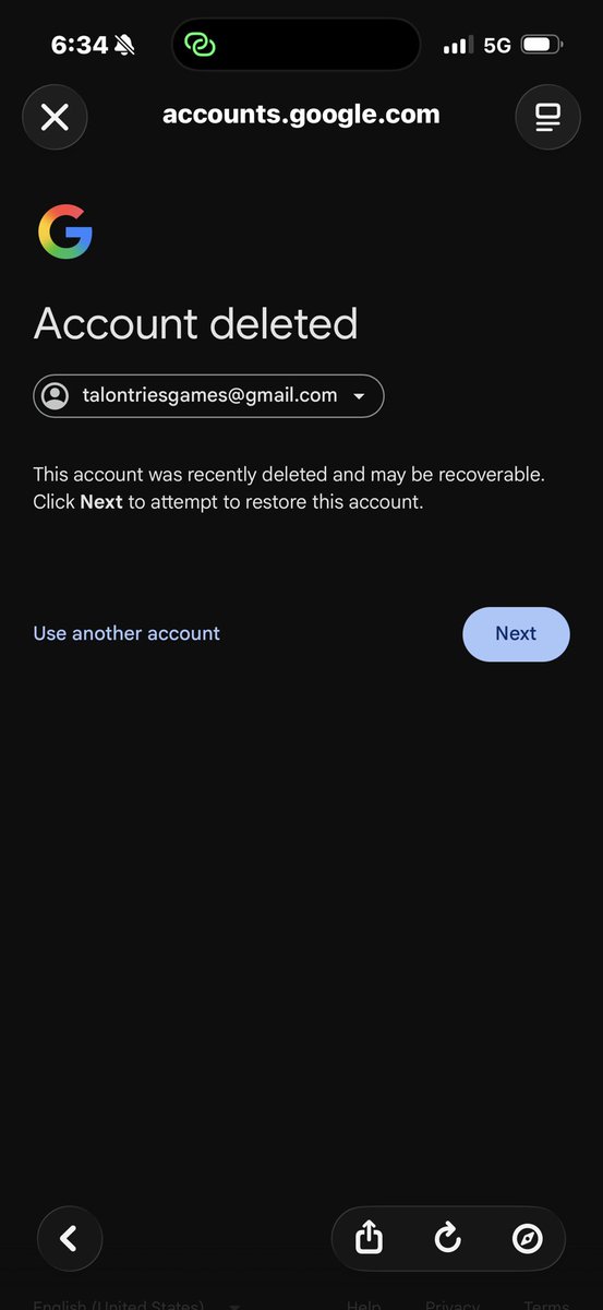 Talontriesgame's tweet photo. @TeamYouTube I’ve tried this is all that happens when I attempt is there anyway to escalate this? https://t.co/4ywnivaUUe