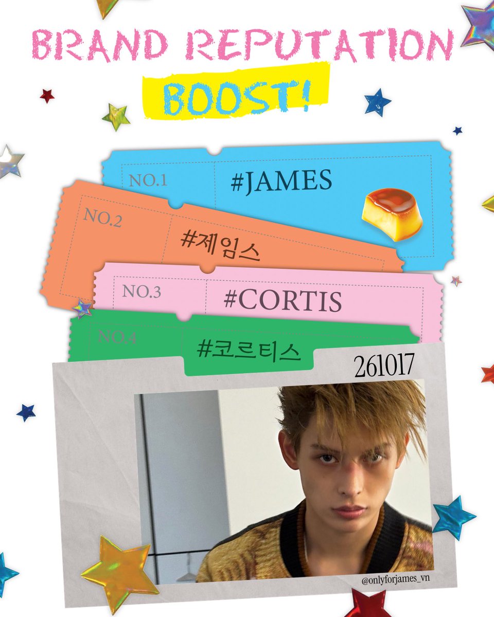 ofjvn_'s tweet photo. 261017 | DAILY BRAND REPUTATION BOOST FOR JAMES 🦅 

🎯: 350 REPLIES & 200 LIKES

• Use pictures, videos or gifs to prevent spam detection.
• Do not use emojis.
• Please use different compliments in English or Korean, and include hashtags.

2️⃣ DAILY SEARCHING BOOST “코르티스 제임스" & "JAMES CORTIS"

🔗 Google: https://t.co/RCtPYi5z6u
🔗 Youtube: https://t.co/GctkE0vxhT
🔗 Naver: https://t.co/lmJZPi5Bkr
🔗 Daum: https://t.co/Phkc1drHJO

#JAMES #제임스