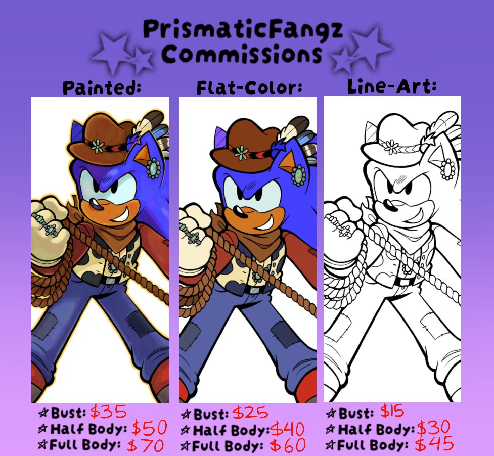 PrismaticFangz's tweet photo. Figured I should actually post my comm page here too🤟 you can now also comtact me through here or telegram if need be! Make sure to read my sheet properly before contacting🙂‍↕️🙏✨️ #sonicartist #furryartist https://t.co/7JO3yjpysP