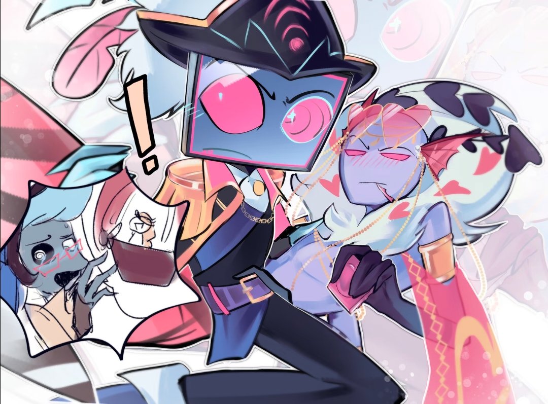whattt46's tweet photo. ๐·°(৹˃ᗝ˂৹)°·๐

#HazbinHotel #Voxval https://t.co/ZAvf5lz6Ik