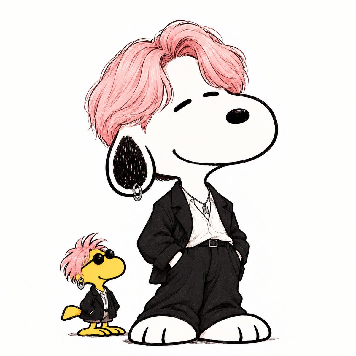 Snoopy198961's tweet photo. Jimin’s charm, Snoopy’s style. 💗🐾✨ https://t.co/xLp3YAkuK6