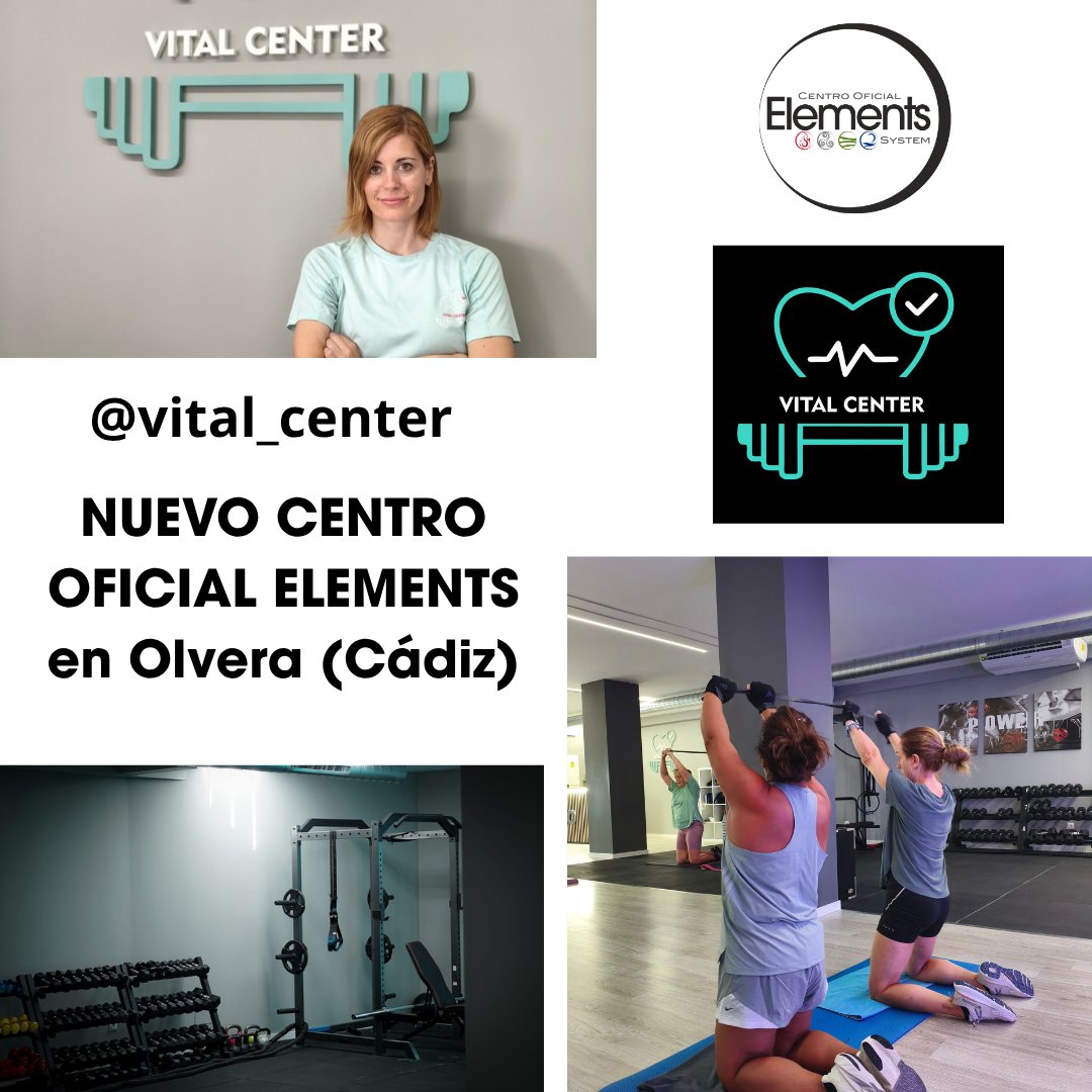 Elements_System's tweet photo. 🔛 NUEVO CENTRO OFICIAL ELEMENTS EN CÁDIZ (Olvera) 📍
Ya tenemos un nuevo templo de Salud, Rendimiento y Entrenamiento personal: @vital_center_ un rincón donde la salud a través del ejercicio y el movimiento es una constante, con un cuidado muy especial a cada uno de sus clientes https://t.co/X6ZaItOntR
