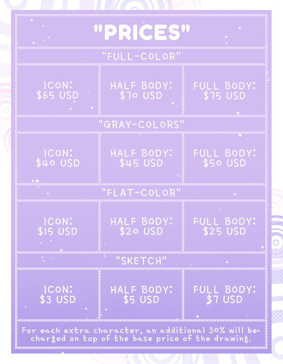 SatinaSketches's tweet photo. 📢✨️ COMIS ABIERTAS ✨️📢

Más información por @AliCat_UwU 
(Para los interesados les puedo pasar mi usuario de discord.. para evitar los bots 😉✨️) https://t.co/ZYZQwGb3Fu