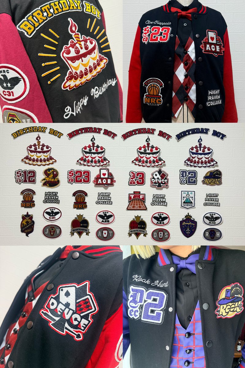 Sunoon_cos's tweet photo. 今日はユニオンバースデー‼️

4人分、すべて刺繍で制作しました……！

総制作時間  188時間

こだわりを詰め込んだので、ぜひ近くで見に来てください！！

#Dハロ仮装2026 #Dハロツイステ https://t.co/DDWUuAQ6PI