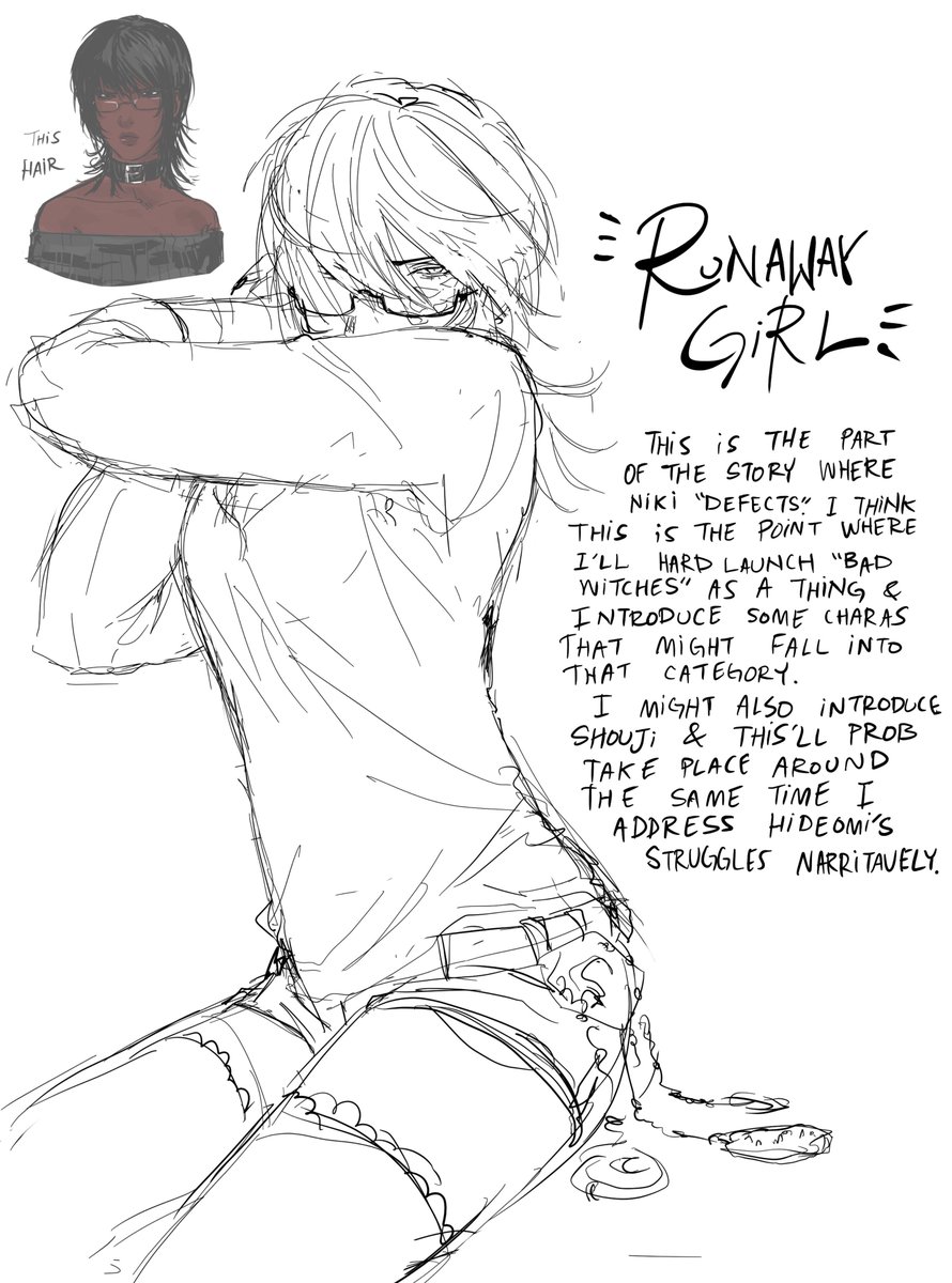 za5ki's tweet photo. niki, the runaway girl https://t.co/uF2P7KETmg