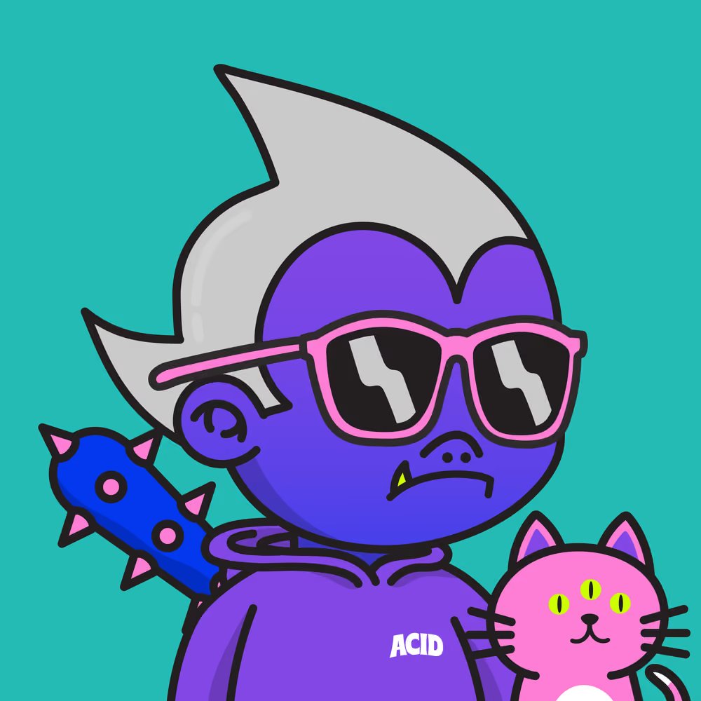 animal_nz's tweet photo. Mood.

Astrokid by @TEENSONACID / @ACIDVERSE_AV / @planetkaiju_ 

New collection just minted out on Robinhood and Opensea. https://t.co/E1DTHJrXYU