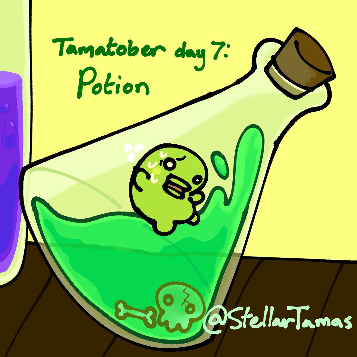 StellarTamas's tweet photo. happy with how this turned out!!! #tamatober #tamagotchi #kuchipatchi https://t.co/FyYrJ5kAoS