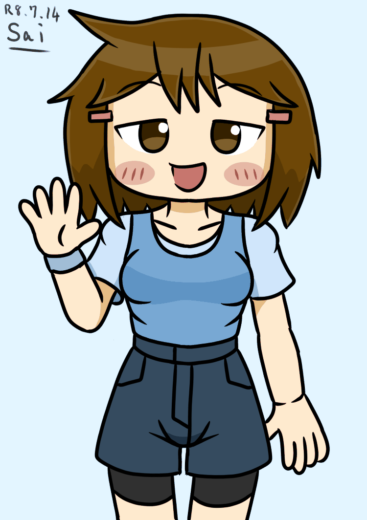 Sai_103_J's tweet photo. さて、そろそろ #関西コミティア77 の前日設営作業（のボランティア）に参加するので京都の会場に向かうとしますかね、、うん。
（絵は本文と関係ない #過去絵） https://t.co/DHll6EknT4