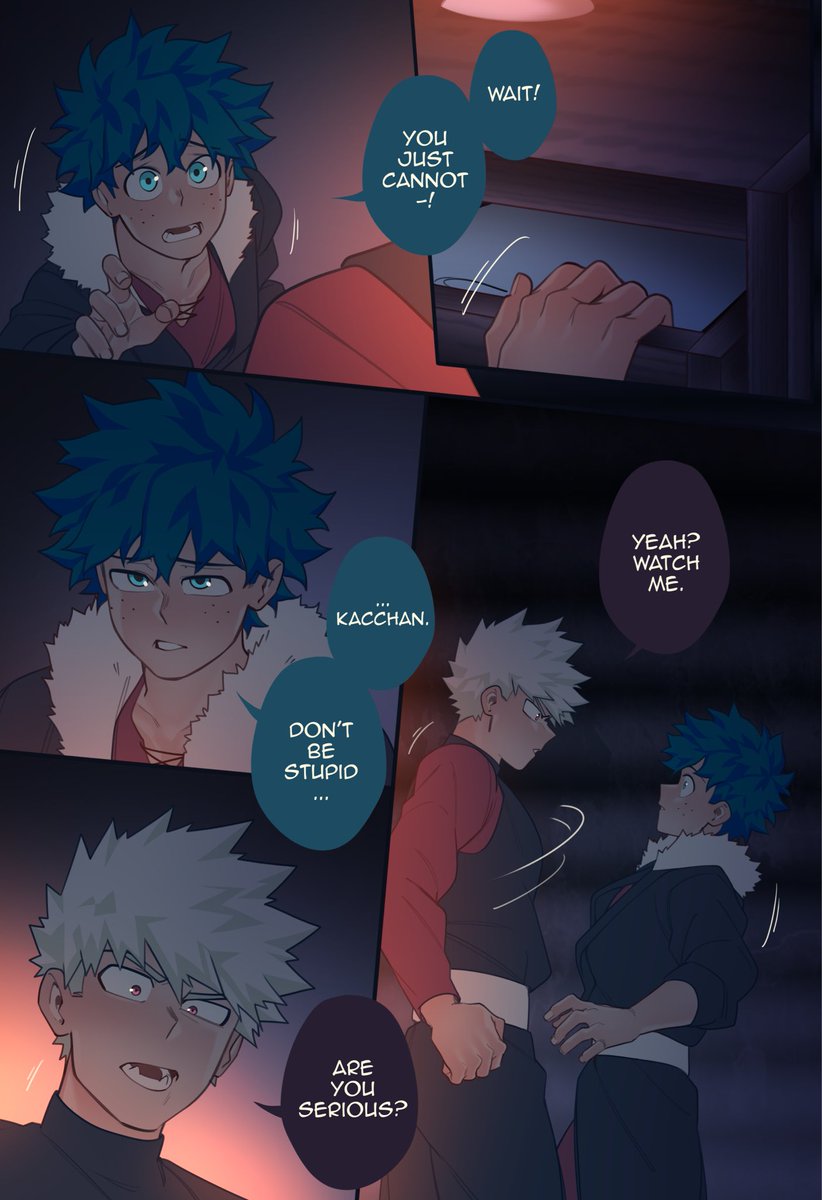 kyosein's tweet photo. Snowbound Promise - Episode 20 🧡💚 (1/2)
(Winter AU/Omegaverse) ❄️ 🐺 https://t.co/e3sTYDE01X