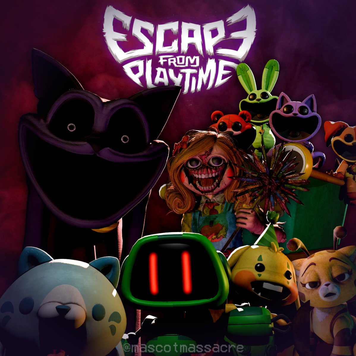 mascotmassacre's tweet photo. 🚨 Escape From Playtime playlist has been updated with two unavailable videos on YouTube.

Will we get VHS tapes through the ARG today? Let's see today. https://t.co/g9hq9sLsjS